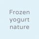 Mix Frozen yogurt nature (2 x 4,5 kg)