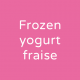Mix Frozen yogurt fraise (2 x 4,5 kg)